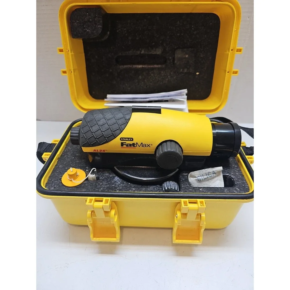 Stanley Fat Max Automatic Level Kit AL24 With Case And Manual